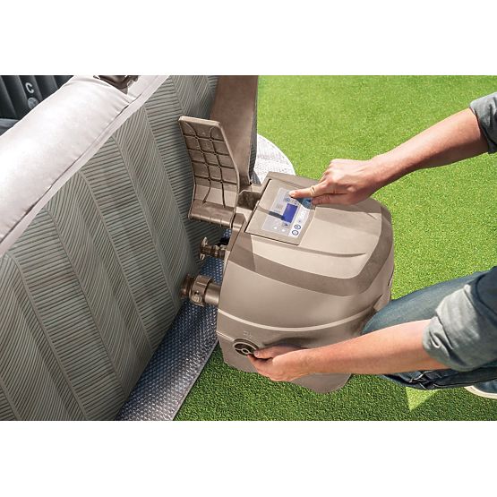 Inflatable Square SPA Pool with Hydromassage for 4 People 175x71 cm Premium Accessories INTEX 2844