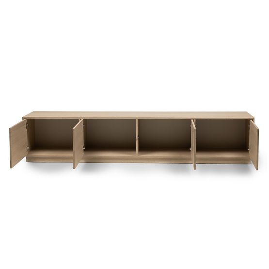 Japandi TV Cabinet in Lindberg Oak