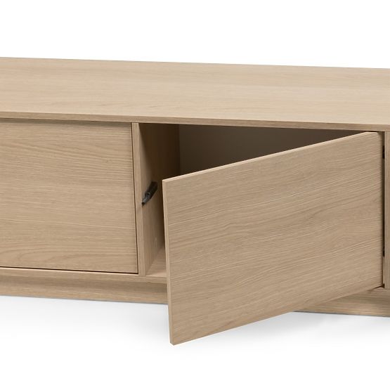 Japandi TV Cabinet in Lindberg Oak
