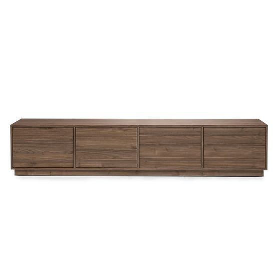 Japandi TV Cabinet in Royal Walnut