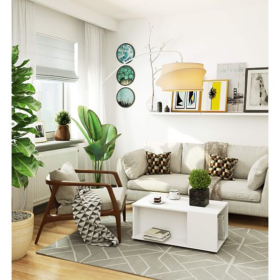 JULIET WHITE COFFEE TABLE