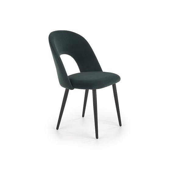 K384 Chair Dark Green / Black (1p=4pcs)