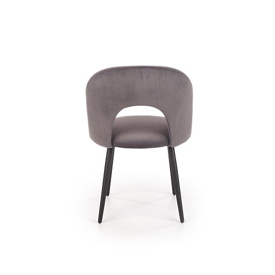 K384 Chair Gray/Black (1p=4pcs)