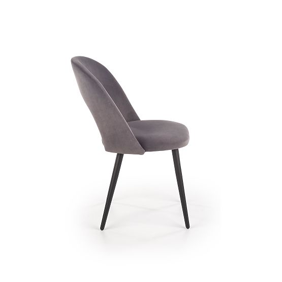 K384 Chair Gray/Black (1p=4pcs)