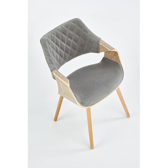 K396 Chair Light Oak / Gray (1p=1pc)
