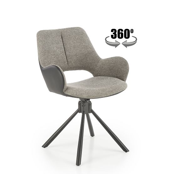 K494 Chair Grey/Black (1p=2pcs)