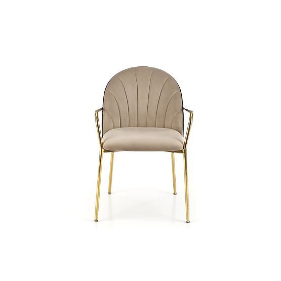 K500 Chair Beige/Black (1p=2 pcs)