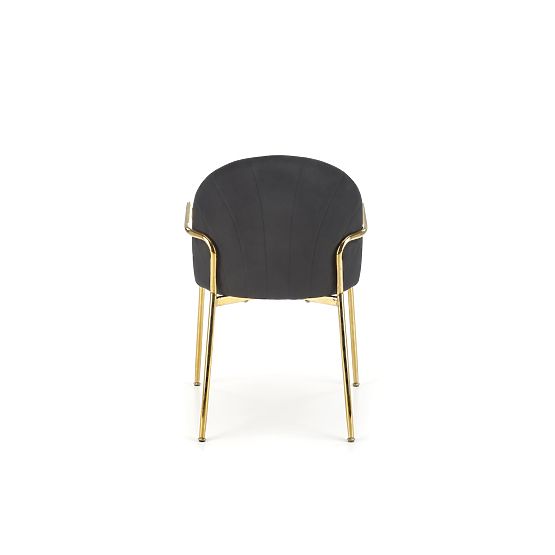 K500 Chair Beige/Black (1p=2 pcs)