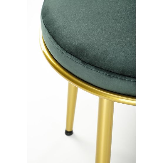K517 Chair Dark Green / Gold (1p=2pcs)