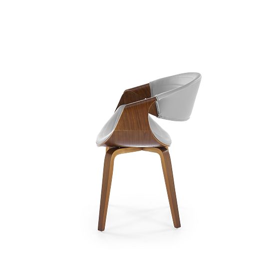 K544 Chair Grey / Walnut (1p=1pc)