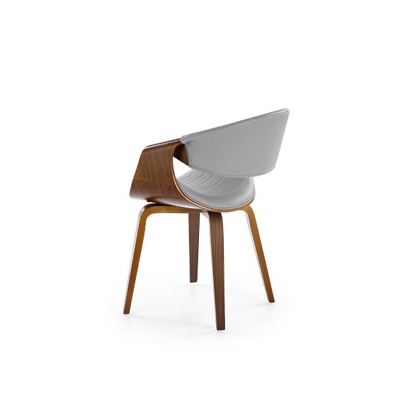 K544 Chair Grey / Walnut (1p=1pc)