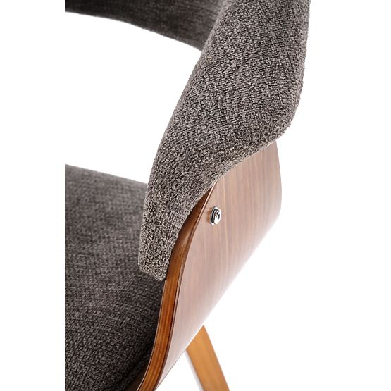 K545 Chair Gray / Walnut (1p=1pc)