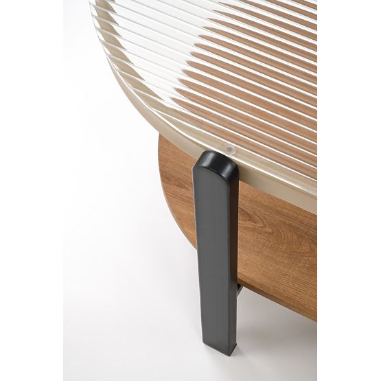 KAMALA coffee table, natural / black (1p=1pc)