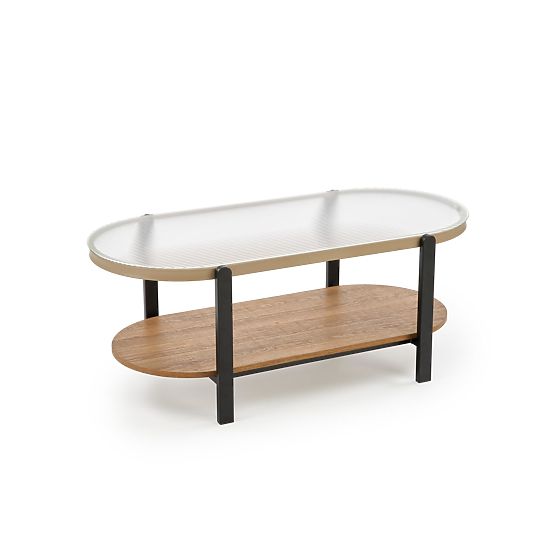 KAMALA coffee table, natural / black (1p=1pc)