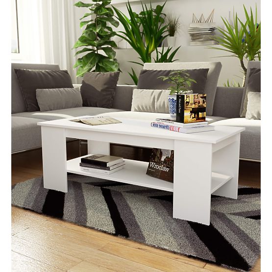 KAMI WHITE COFFEE TABLE