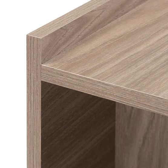 Kanso Nightstand, Pearl Oak