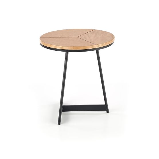 KARIDA-S coffee table natural oak/black (1p=1pc)