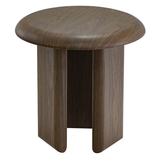 Keo Side Table 50 cm, Dark Walnut