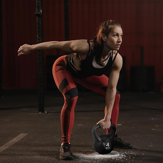 Kettlebell Dumbbell 4 kg for Exercise Ball Weight Fitness ModernHome