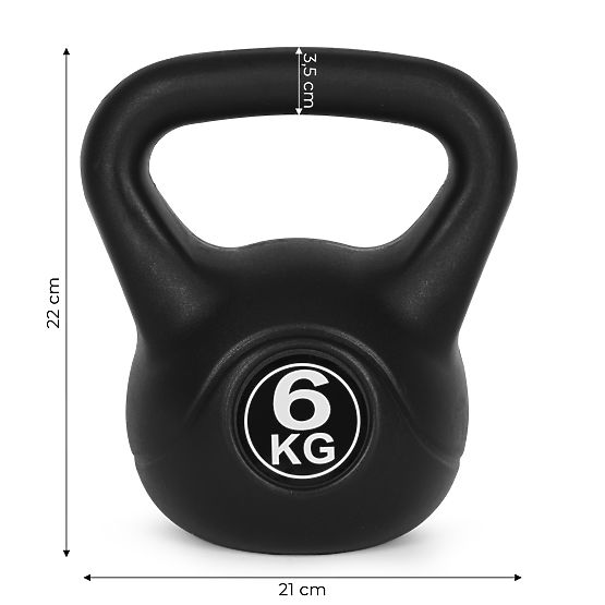 Kettlebell Dumbbell 6 kg for Exercise Weight Ball Fitness ModernHome