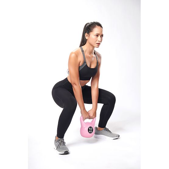 Kettlebell Weight 10 kg for Exercise Pink ModernHome