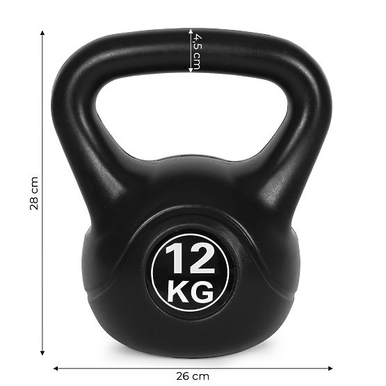Kettlebell Weight 12 kg for Exercise, Ball, Weight, Load, Fitness ModernHome