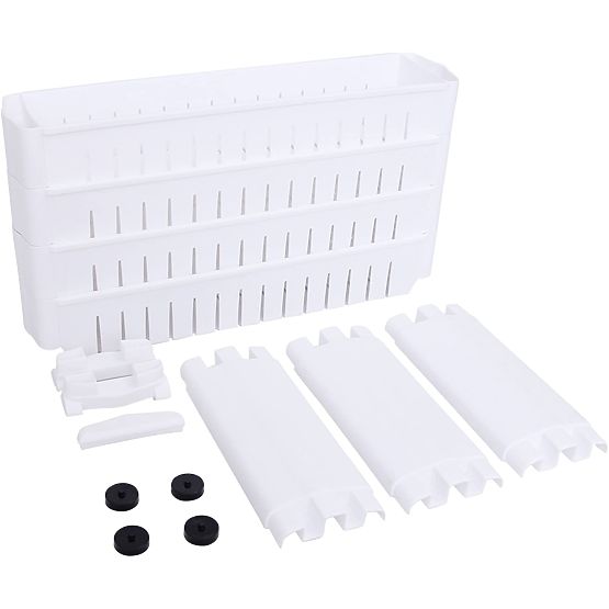 Kitchen Bathroom Shelf White 4 Levels Osmera