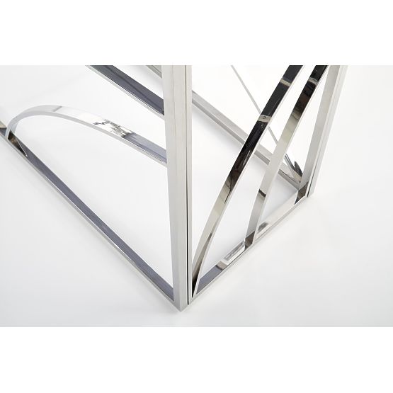 KN5 Console Table, Frame - Silver, Glass - Smoked (1p=1pc)