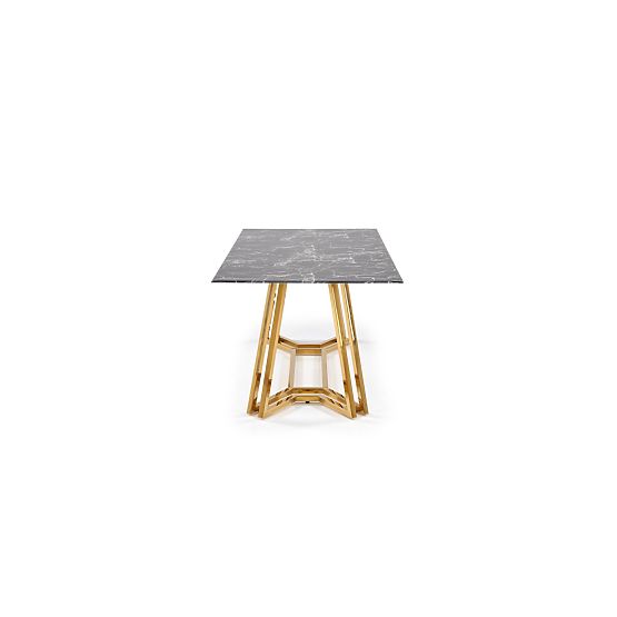 KONAMI table, top - black marble, legs - gold (2p=1pc)