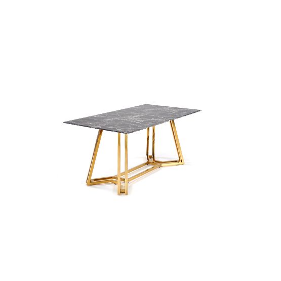 KONAMI table, top - black marble, legs - gold (2p=1pc)