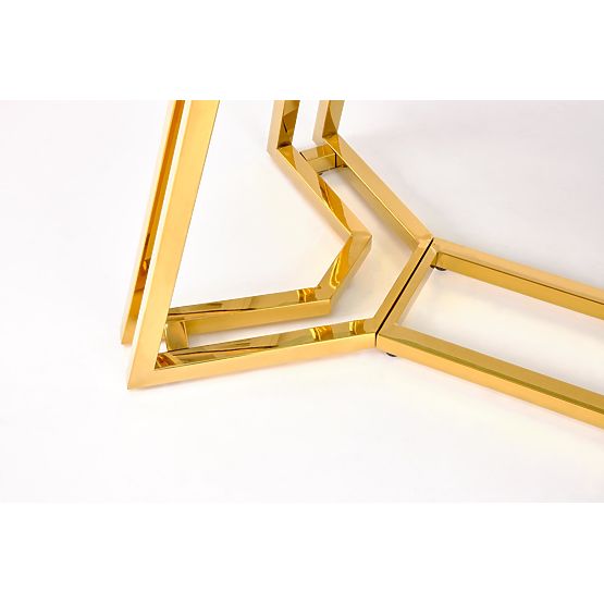 KONAMI table, top - black marble, legs - gold (2p=1pc)