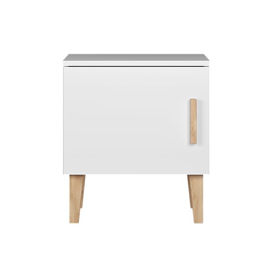 KUBI bedside table - white