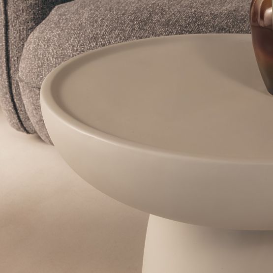 Lagoon Coffee Table 60 cm, Beige, Matte