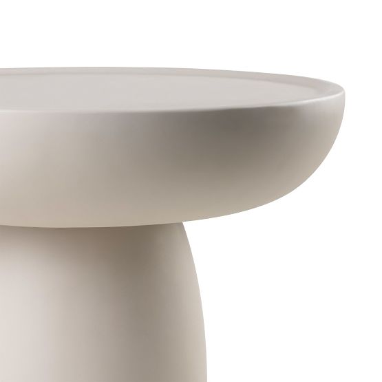 Lagoon Coffee Table 60 cm, Beige, Matte