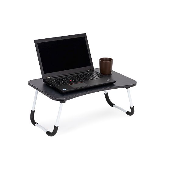 Laptop Bed Table 60x40cm - Black