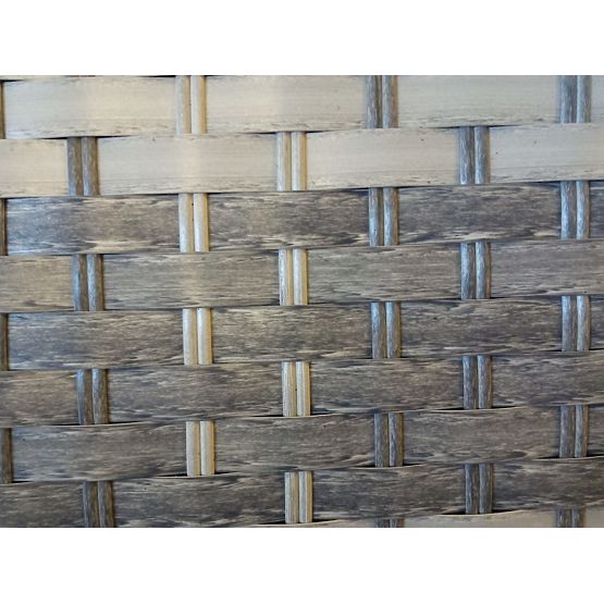 Large Dining Set from Technorattan (6 Chairs + Table) MODERNO Light Gray