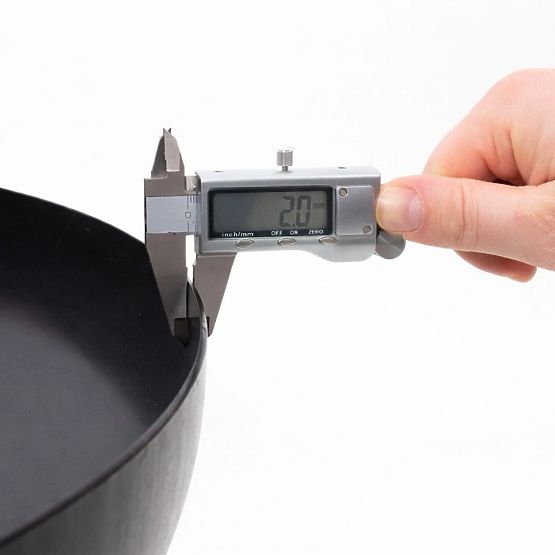 Large Solid Cast Iron Garden Fire Pit 60 cm Perfect for Campfires