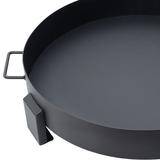 Large Sturdy Cast Iron Garden Fire Pit 60 cm with Handles Ideal for Campfires