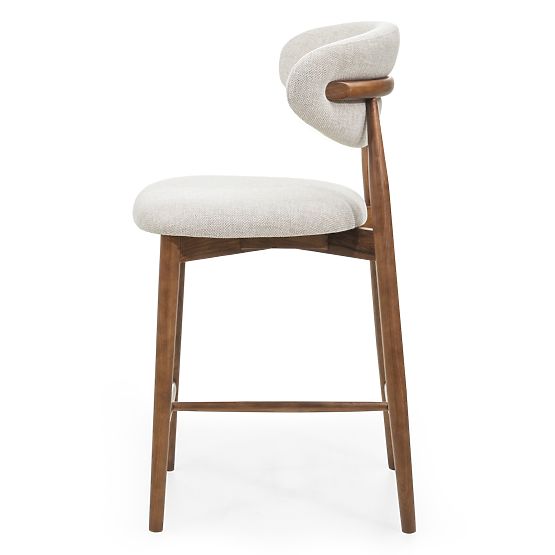 Larnaca Bar Stool Beige/Brown