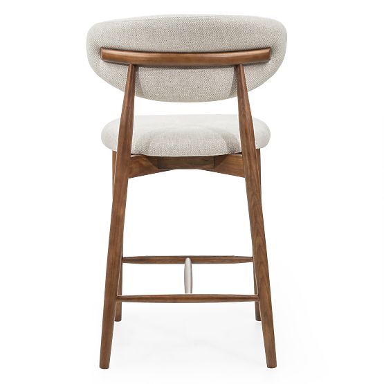 Larnaca Bar Stool Beige/Brown
