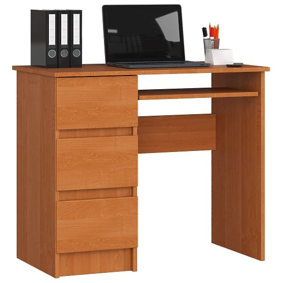 LEFT-SIDED DESK A-6 CLP ALDER