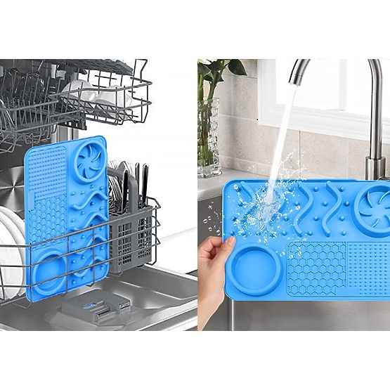 LICK MAT SLOW FEEDING GRAY