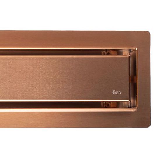 Linear Drain REA Neox for Brushed Copper 100