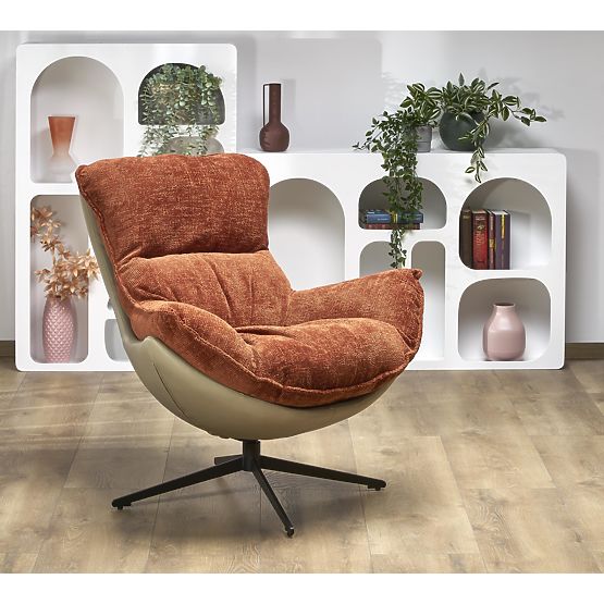 LOBSTER Relaxation Armchair in Cinnamon