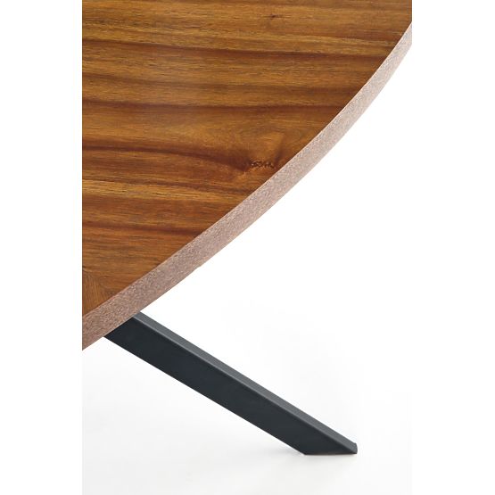 LOCARNO Table, Top - Walnut, Leg - Black (2p=1pc)