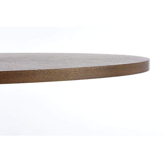 LOCARNO Table, Top - Walnut, Leg - Black (2p=1pc)