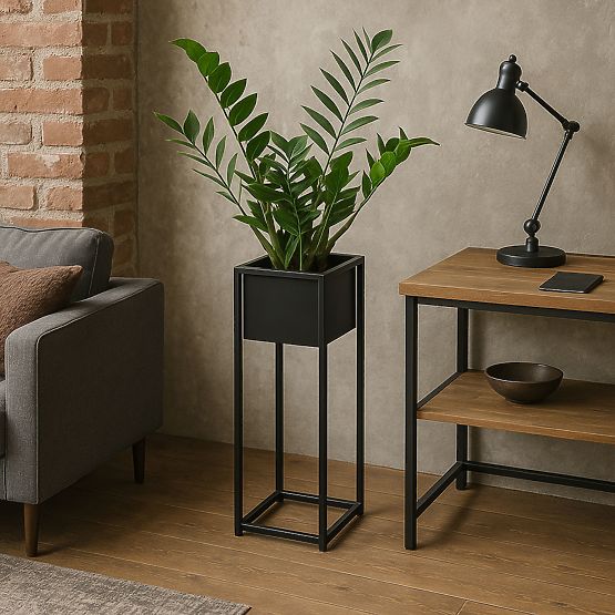 Loft Planter Concove 60 cm Black