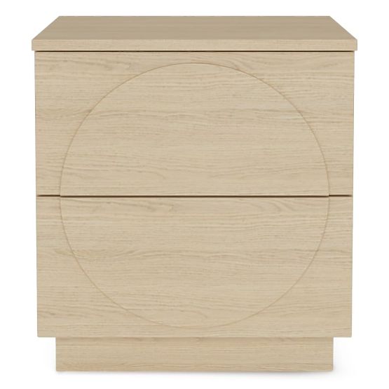 Looneta Nightstand Vicenza Oak, Arches