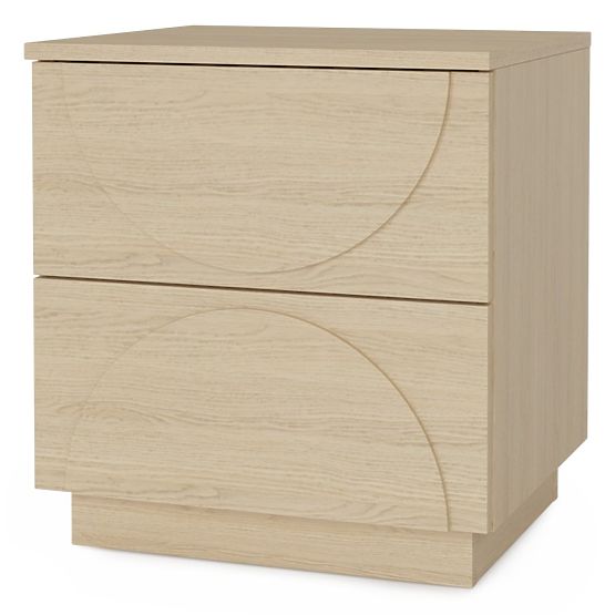Looneta Nightstand Vicenza Oak, Arches