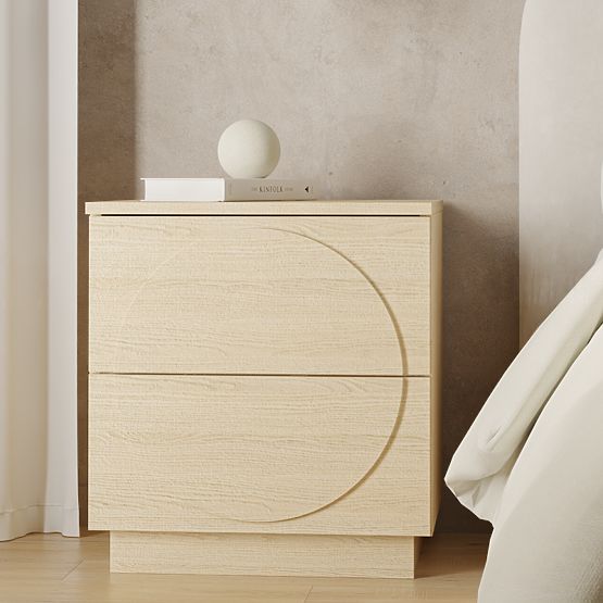Looneta Nightstand Vicenza Oak, Arches